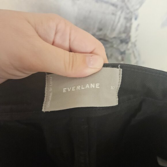 Everlane Jeans Straight Leg Crop Size 10 Black - Picture 4 of 9